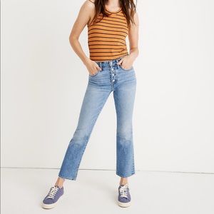 **SOLD**Madewell Cali Demi Boot Jeans in Dory Wash